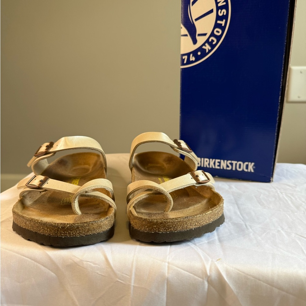 Birkenstock Beige Double Strap Sandals